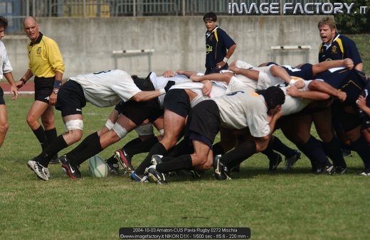 2004-10-03 Amatori-CUS Pavia Rugby 0272 Mischia